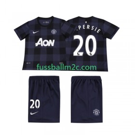 Fußballtrikots Manchester United V PERSIE 20 2013 2014 Retro Kinder Auswärts Trikotsatz